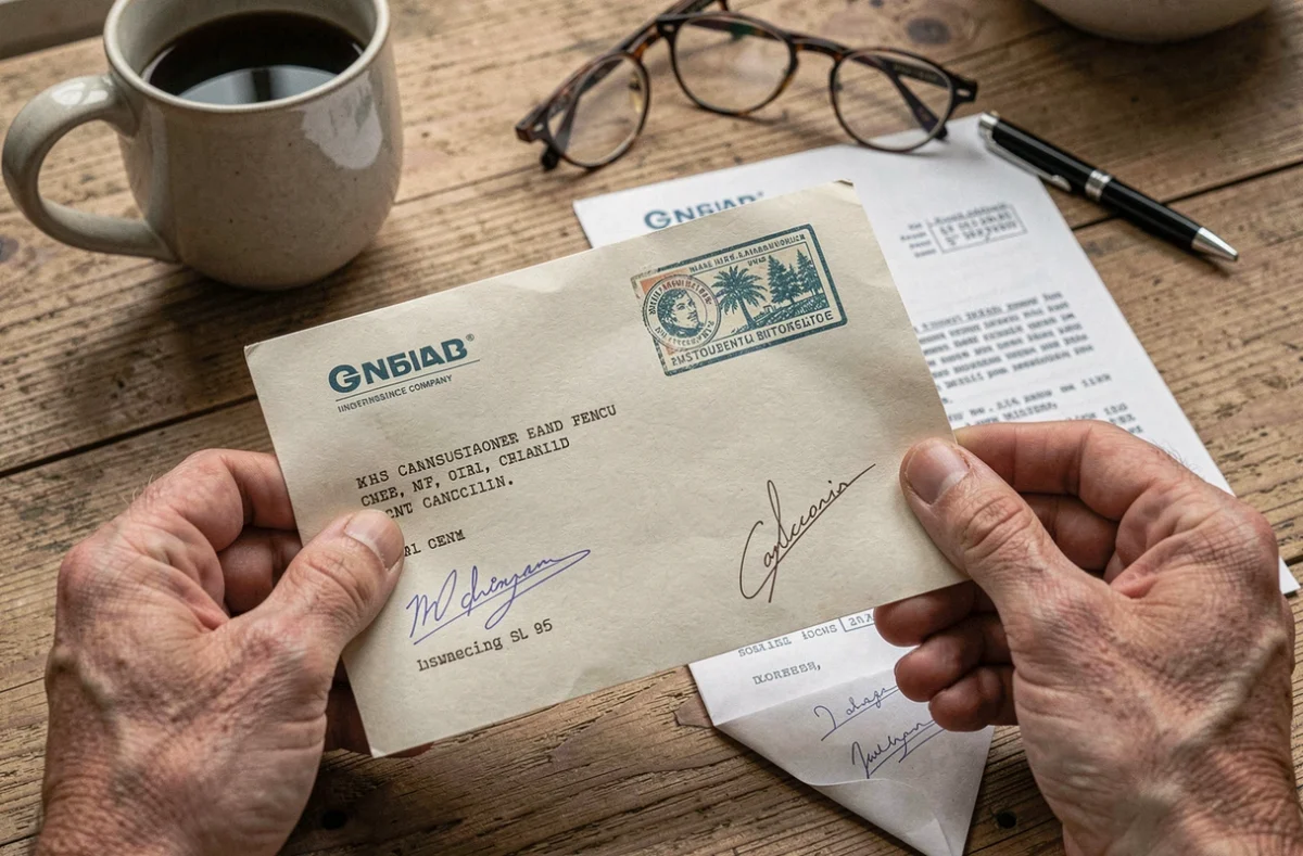Lettre de résiliation d'assurance emprunteur prête à être envoyée par courrier recommandé