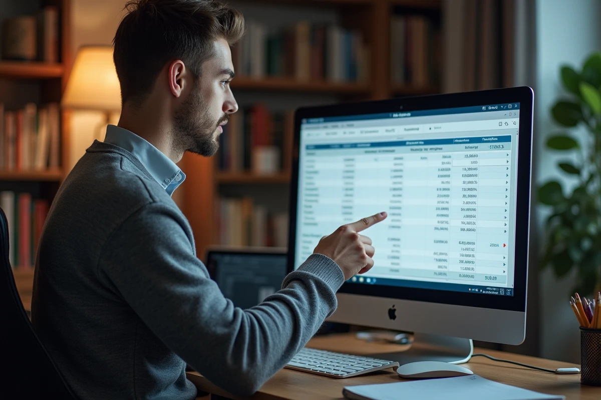 Professeur néotitulaire utilisant un simulateur de salaire sur ordinateur pour calculer sa rémunération 2026
